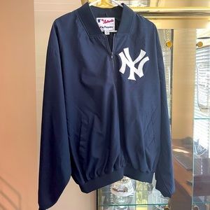 Yankees 1/4 zip jacket. Size: large